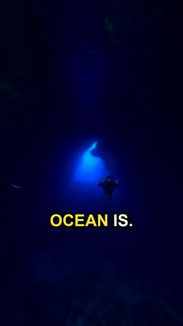 Frame from a TallyReel video about ocean depth.